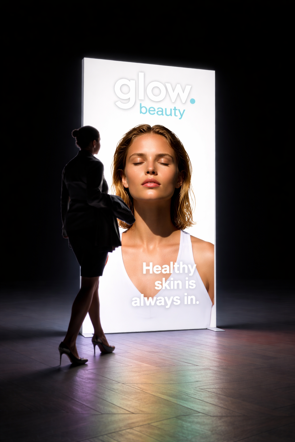 100cm Premium Freestanding Lightbox
