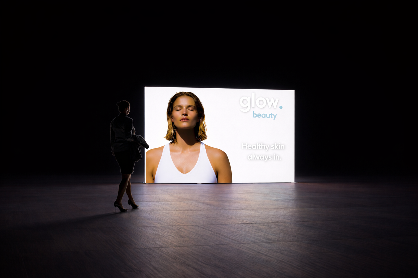 300cm Premium Freestanding Lightbox