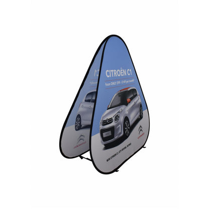Triangle Pop Out Banner