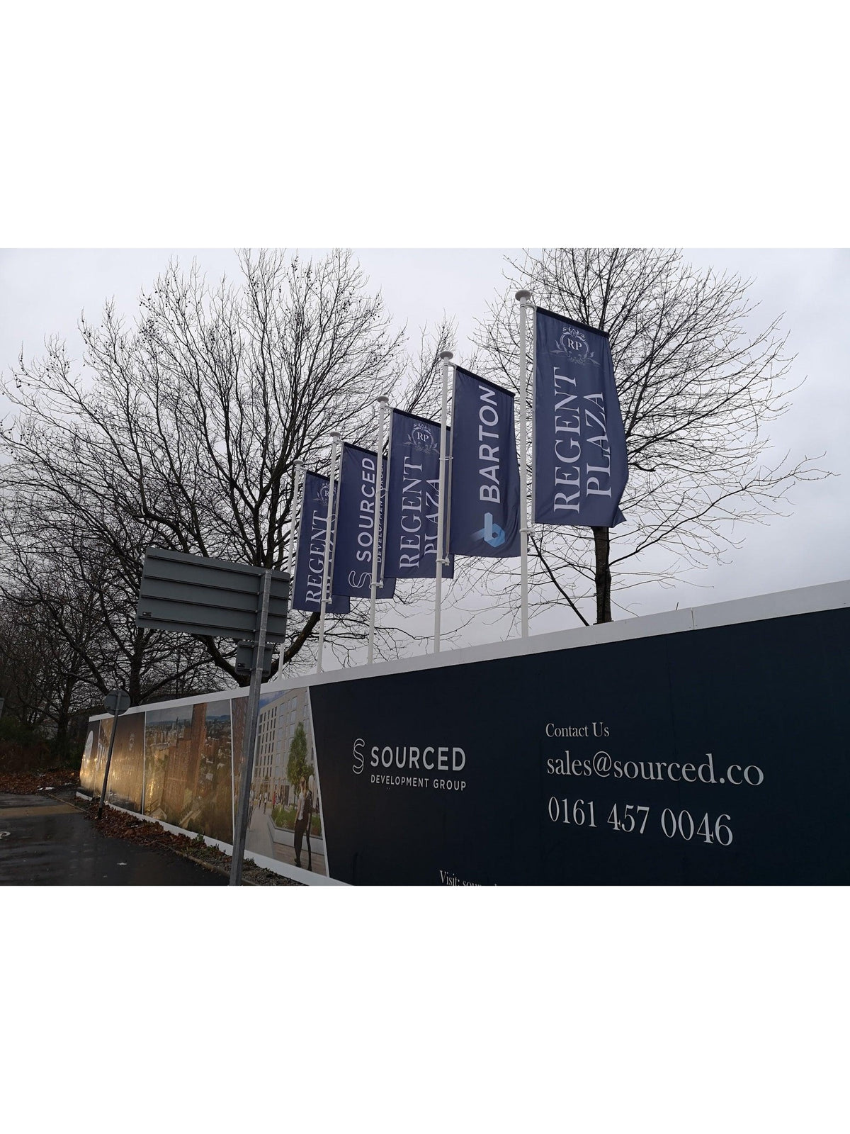 Pin Flags Building House Builder Flags – Printed Displays