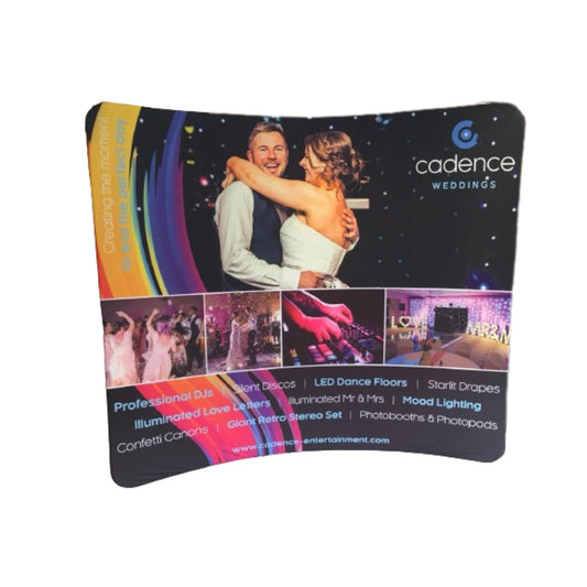 Stretch Fabric Curved Display
